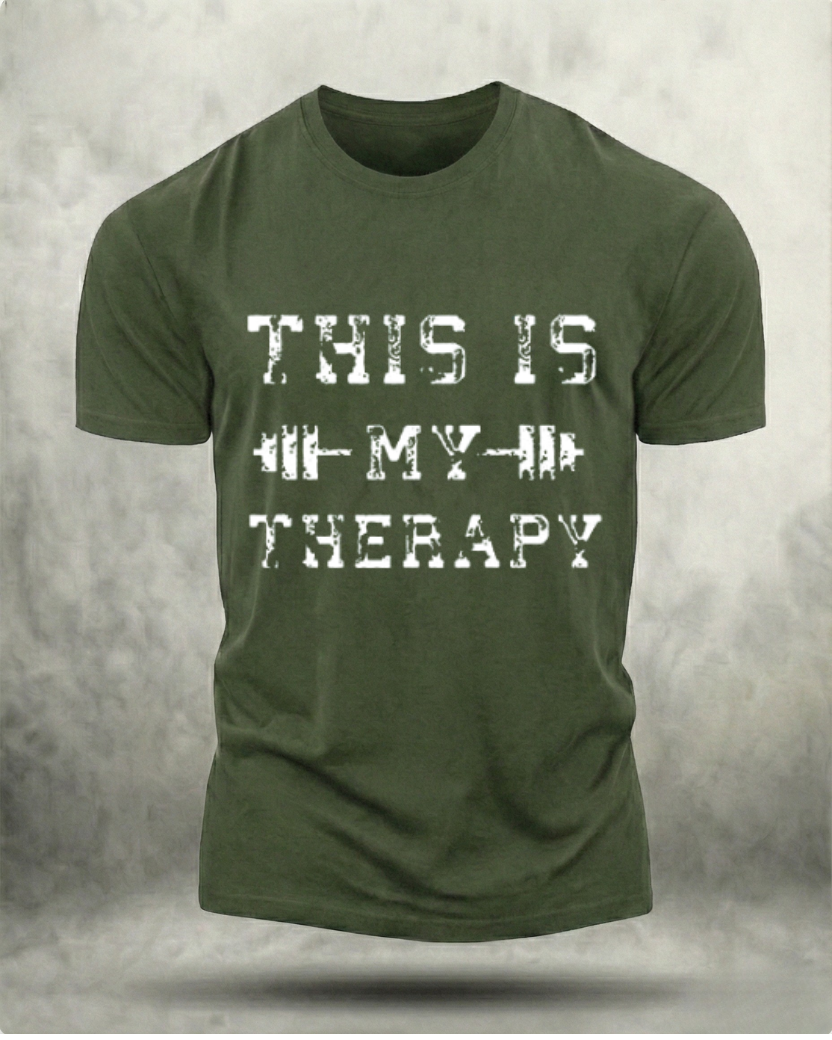 THIS IS MY THERAPY GYM SHIRT