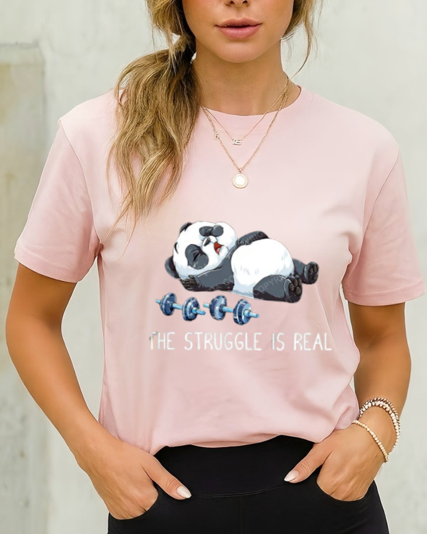 THE STRUGGLE IS REAL GYM SHIRT