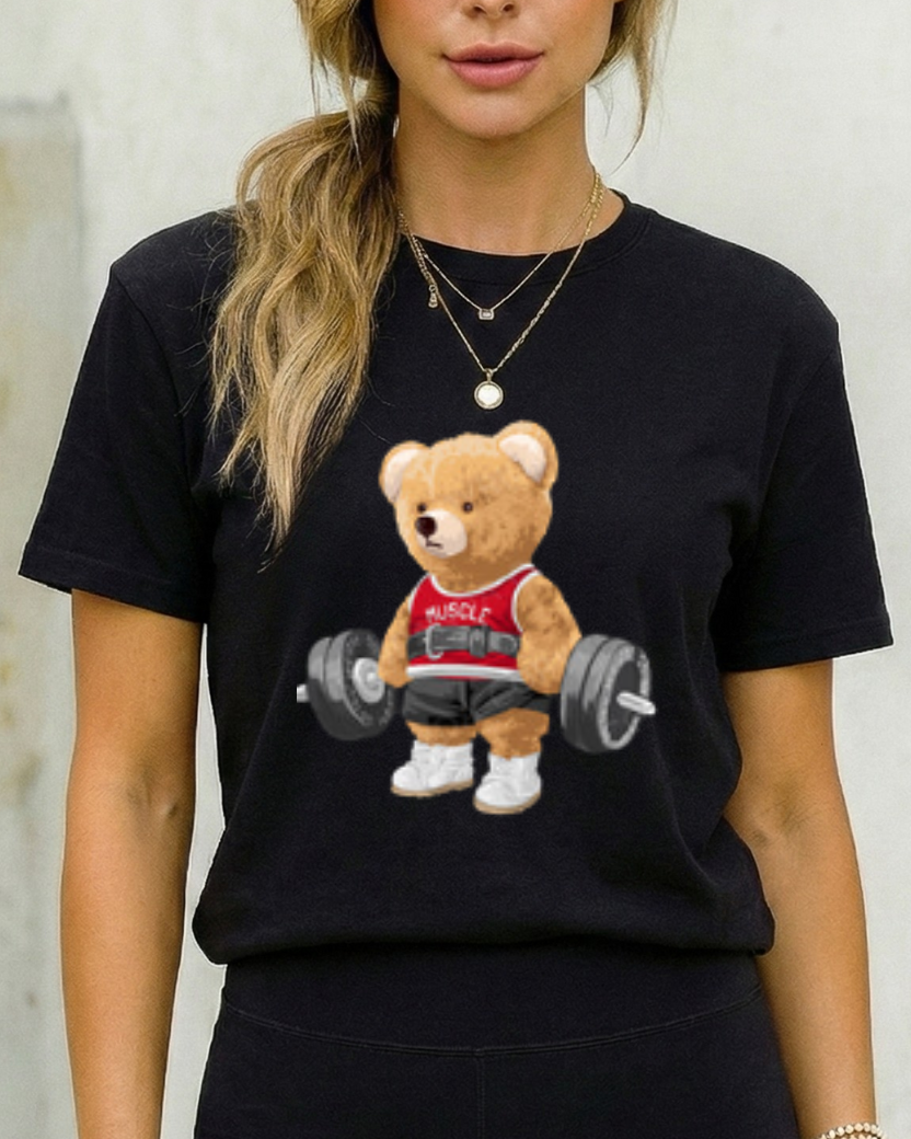 EXERCISE BEAR GYM SHIRT