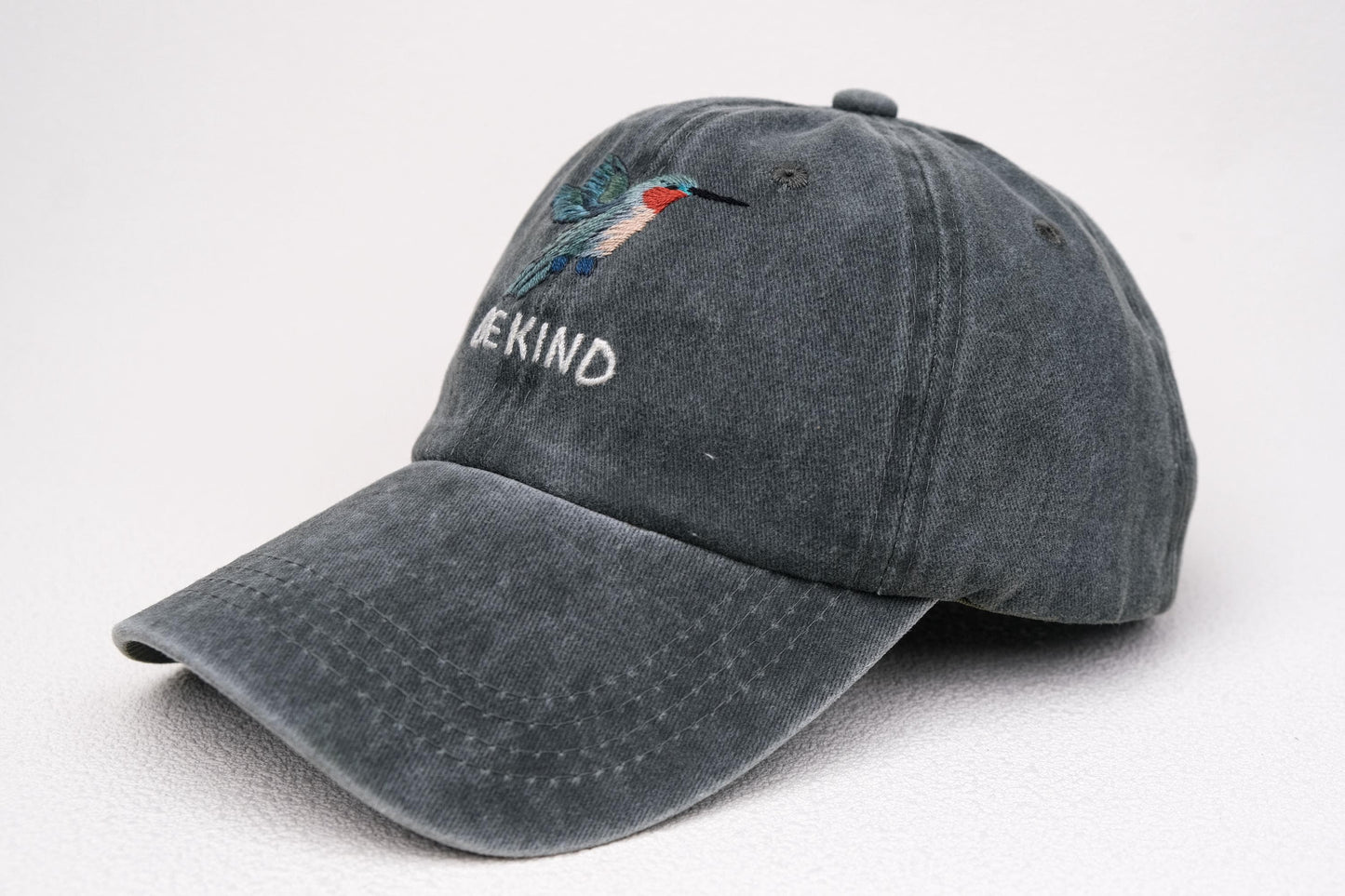 Embroidered Bird Dad Hat