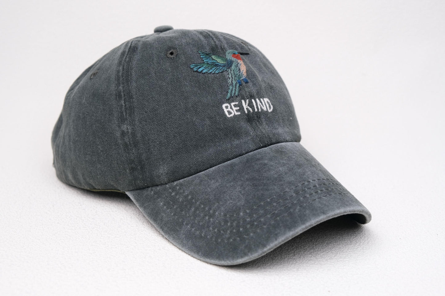 Embroidered Bird Dad Hat