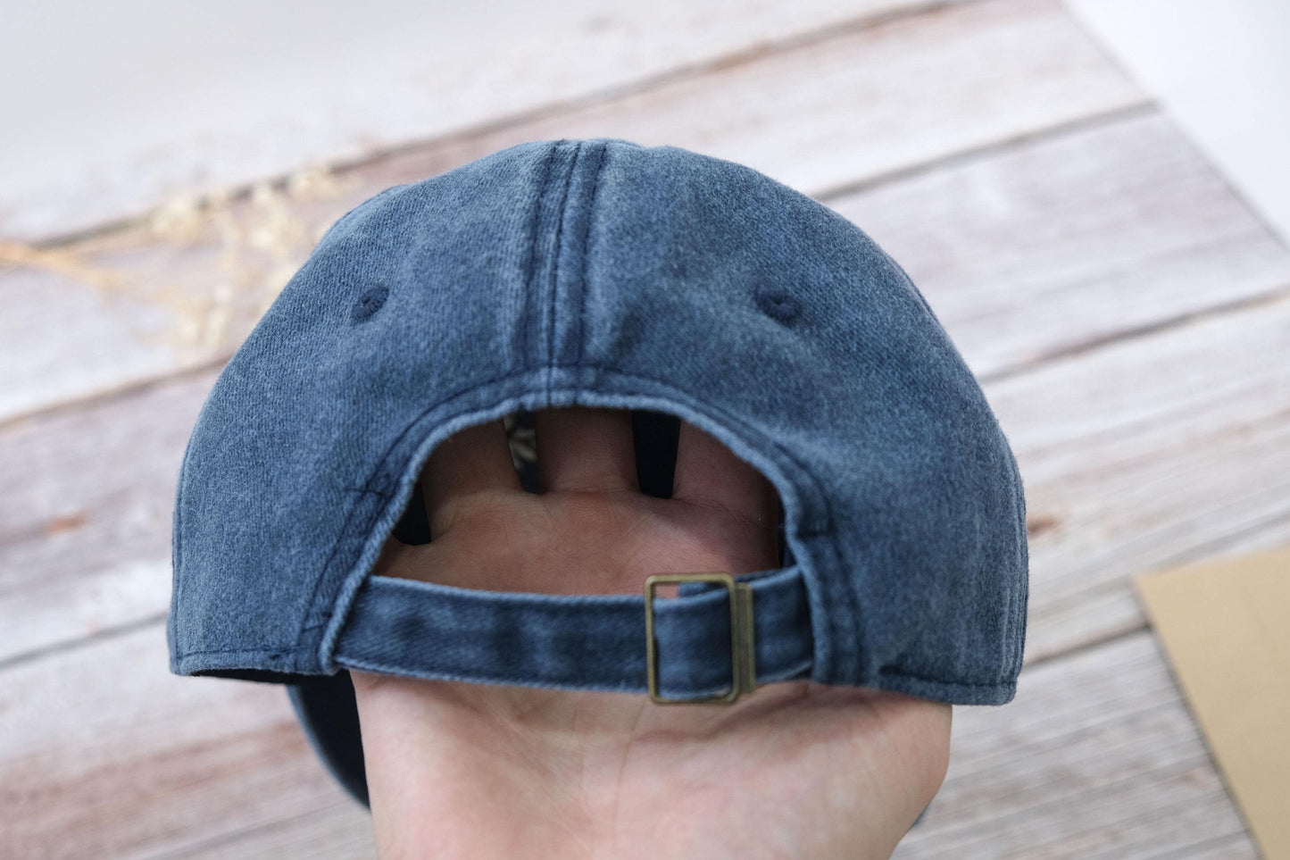LOVE Embroidered Denim Cap