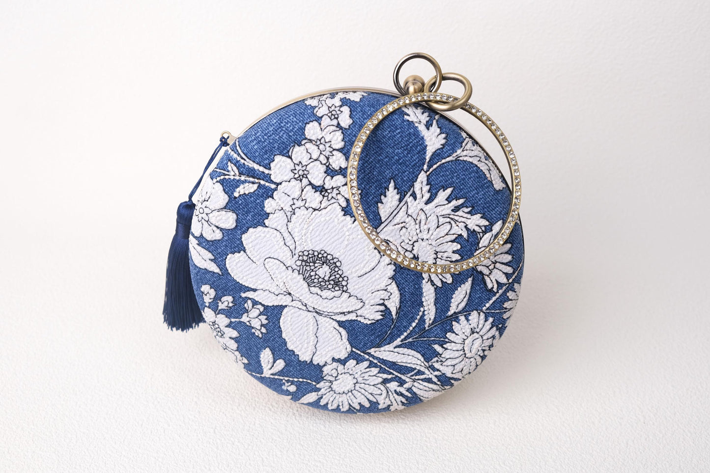 Floral Round Purse & Vintage Frame Bag