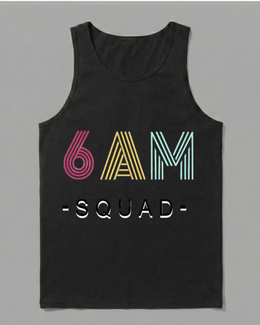 6 AM SQUAD COTTON TANK