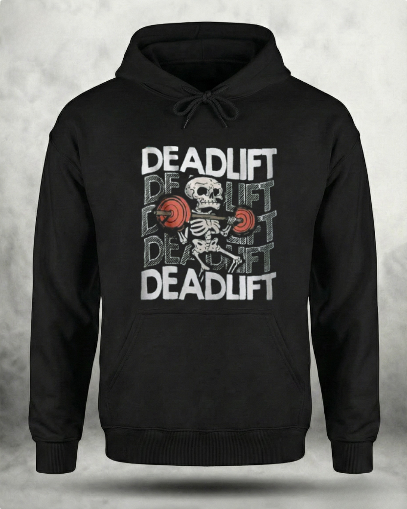SKELETON DEADLIFT GYM HOODIE
