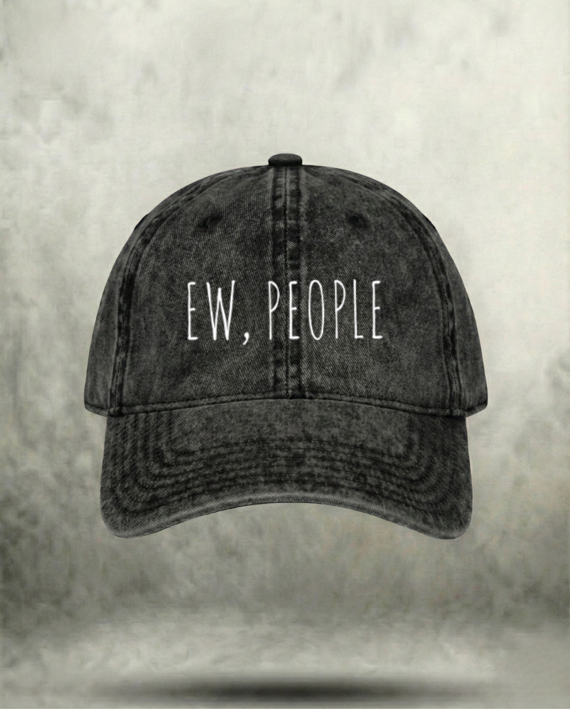 EW PEOPLE WASHED GYM CAP
