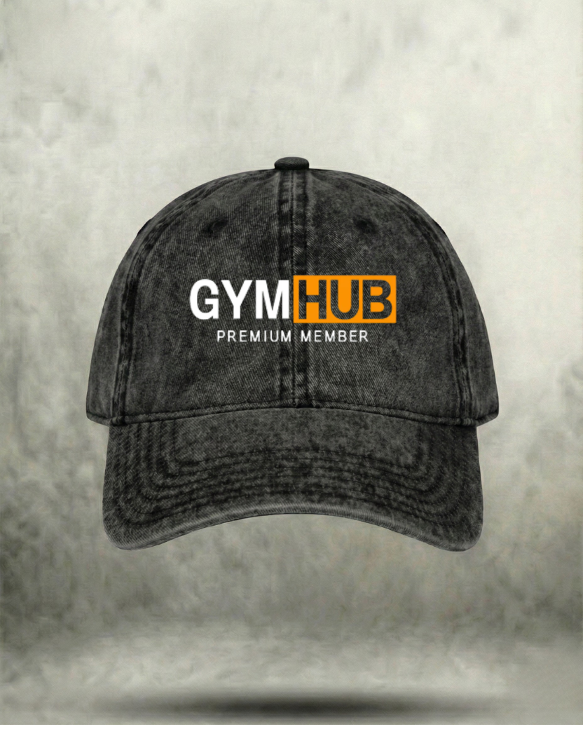 GYMHUB PREMIUM MEMBER WASHED GYM CAP