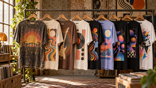 The History of Graphic Tees: From Band Merch to Everyday Streetwear