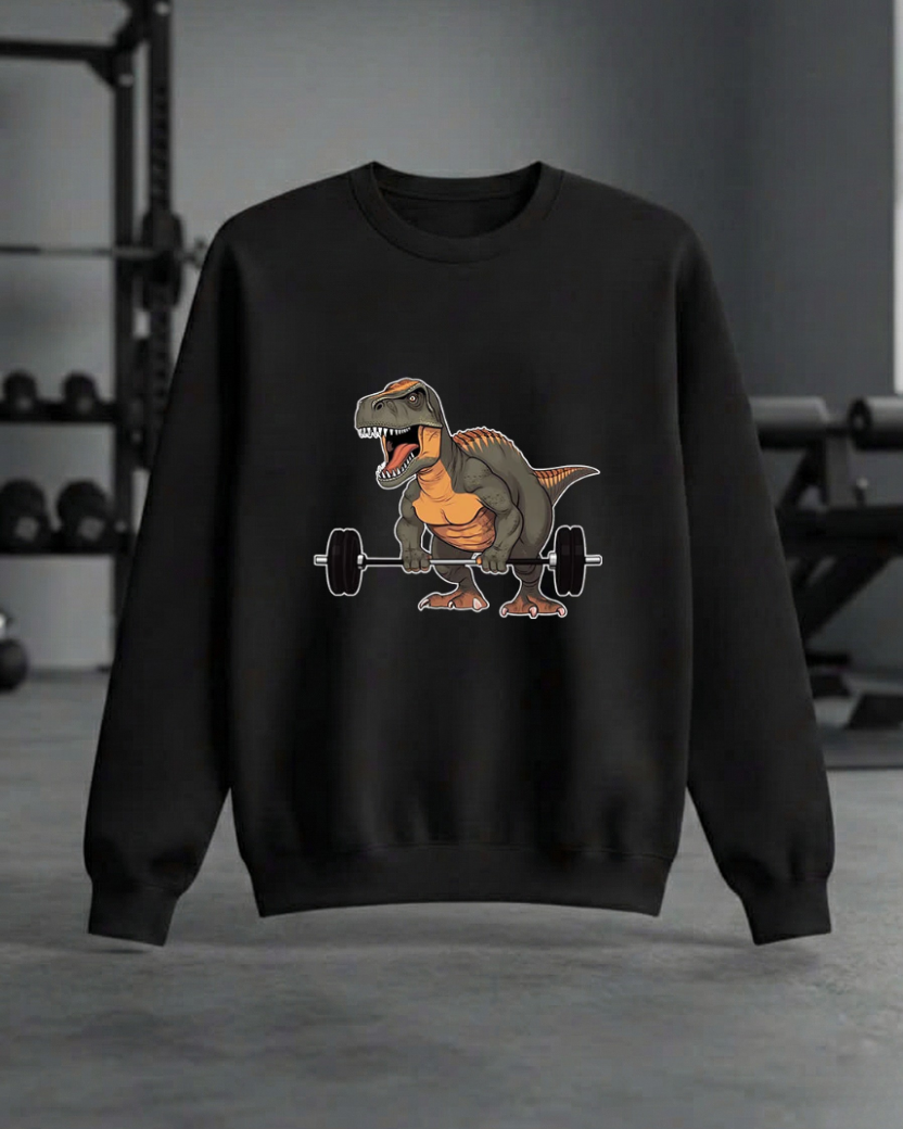 DINOSAUR GYM SWEATSHIRT
