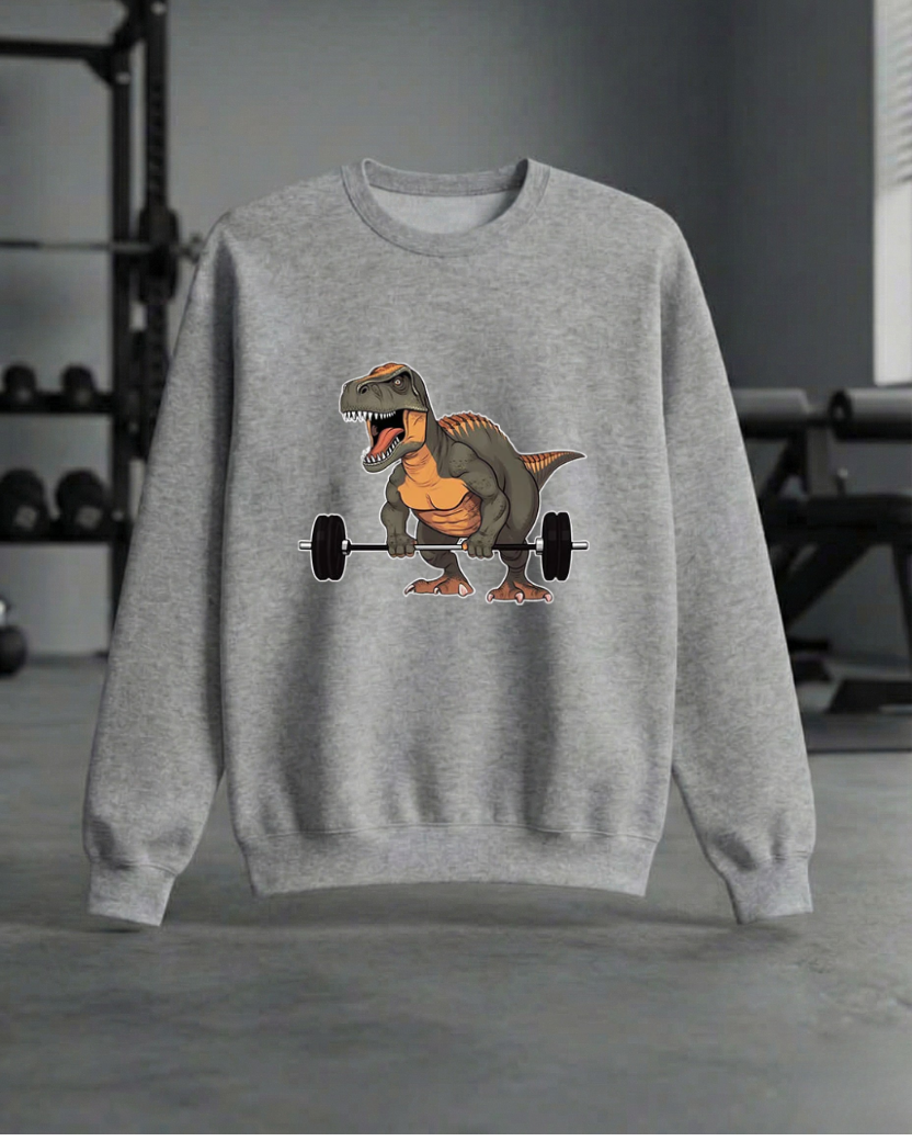 DINOSAUR GYM SWEATSHIRT