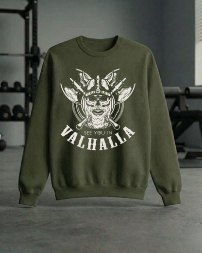 SEE YOU IN VALHALLA GYM SWEATSHIRT