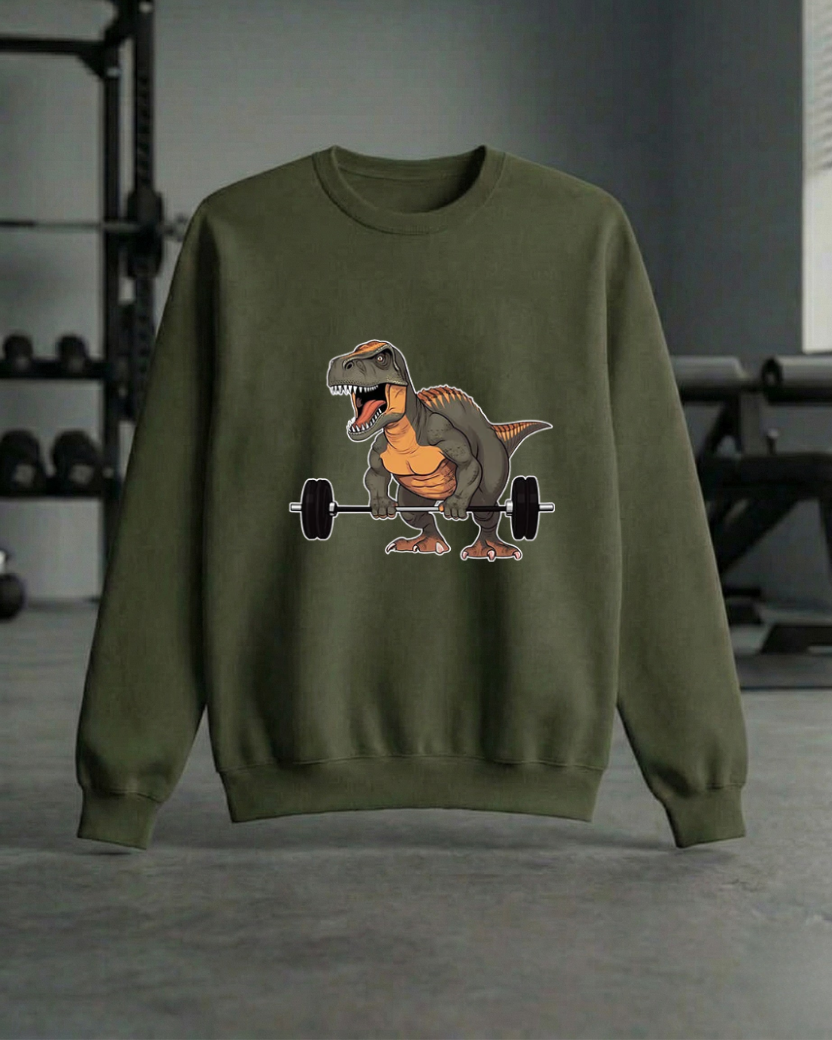 DINOSAUR GYM SWEATSHIRT
