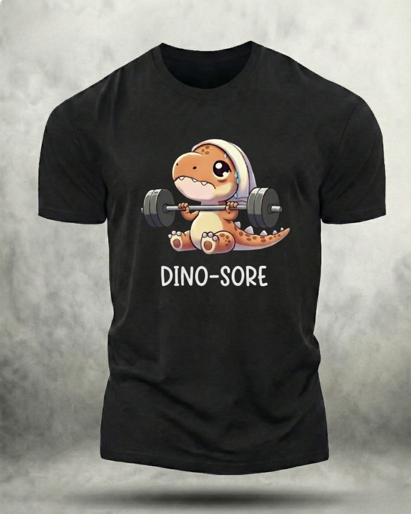 DINO SORE GYM SHIRT