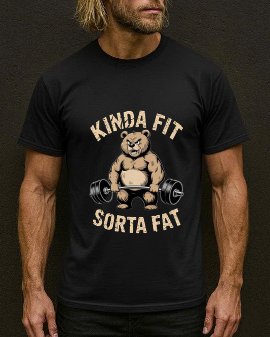 KINDA FIT SORTA FAT GYM SHIRT