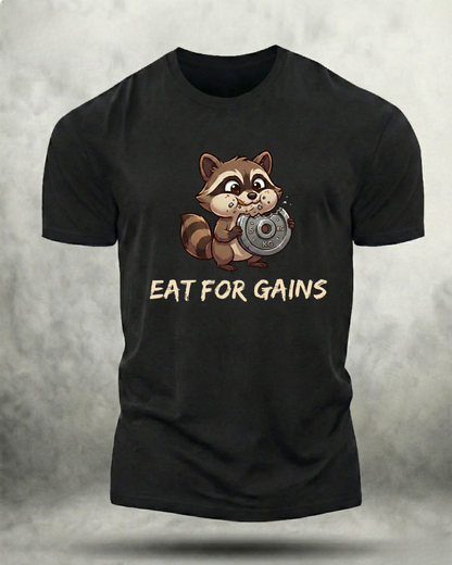 EAT FOR GAINS GYM SHIRT