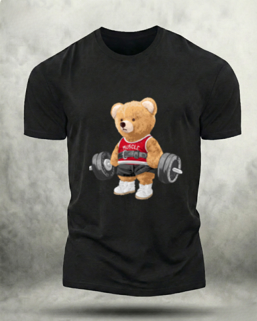 EXERCISE BEAR GYM SHIRT