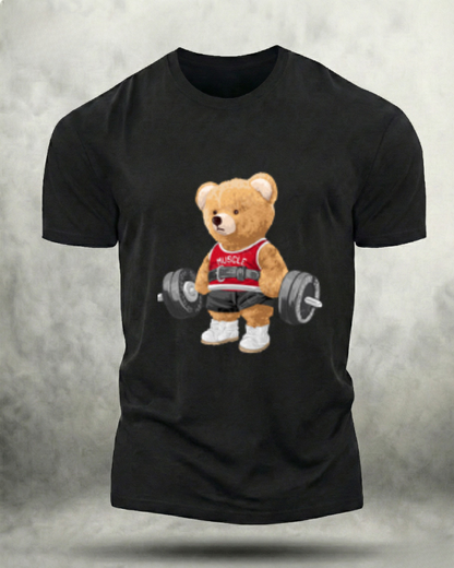 EXERCISE BEAR GYM SHIRT