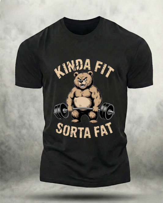 KINDA FIT SORTA FAT GYM SHIRT