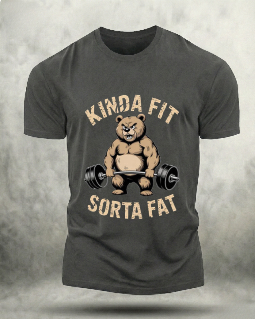 KINDA FIT SORTA FAT GYM SHIRT