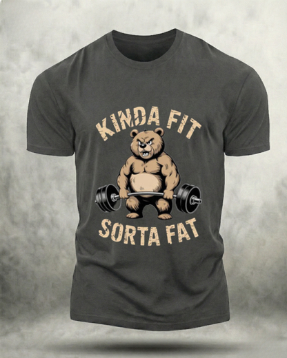KINDA FIT SORTA FAT GYM SHIRT