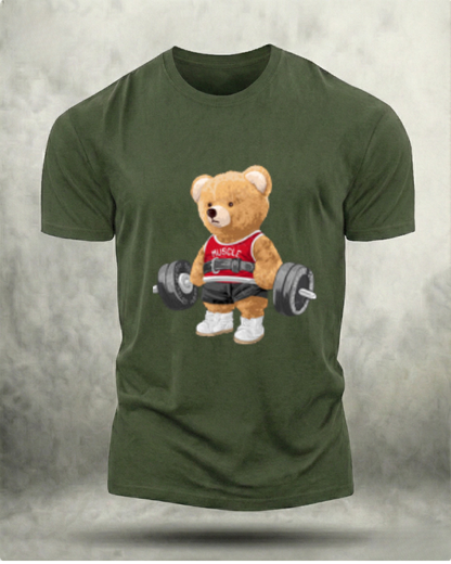 EXERCISE BEAR GYM SHIRT