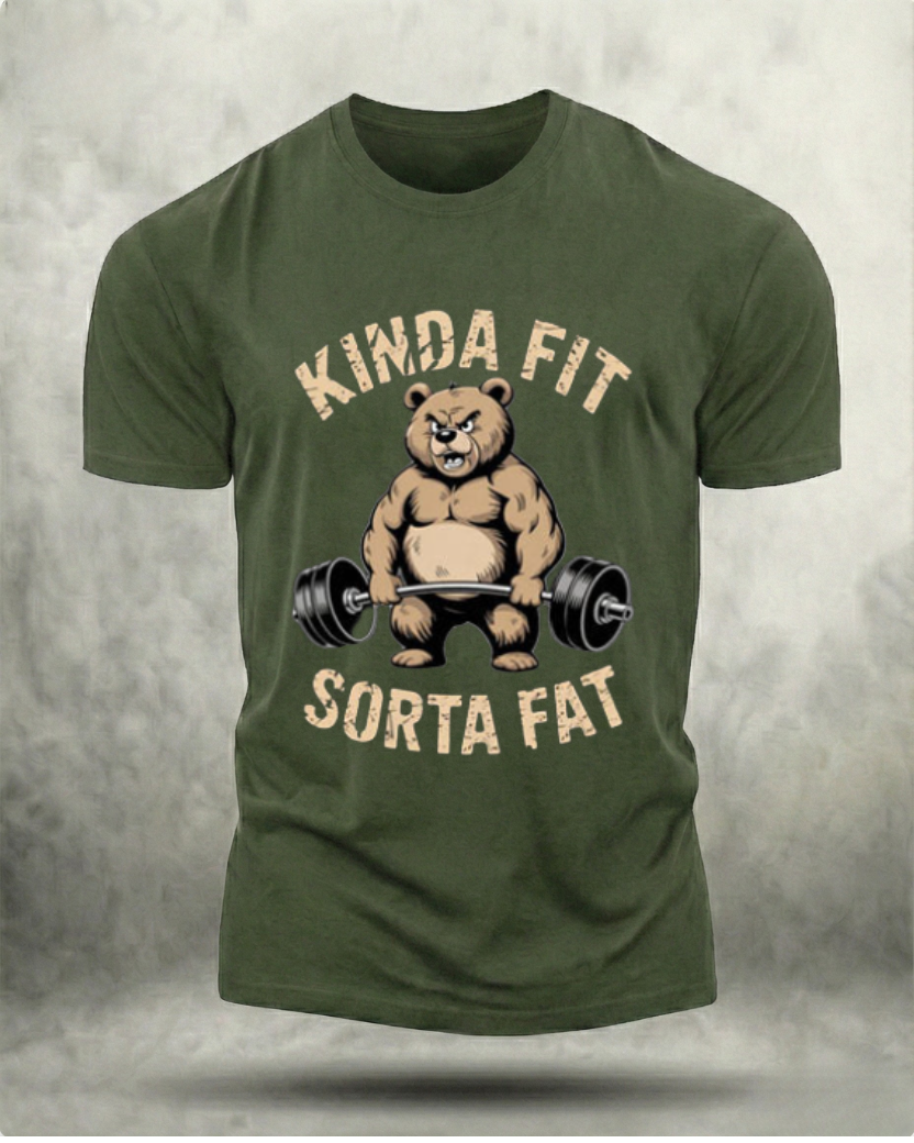 KINDA FIT SORTA FAT GYM SHIRT