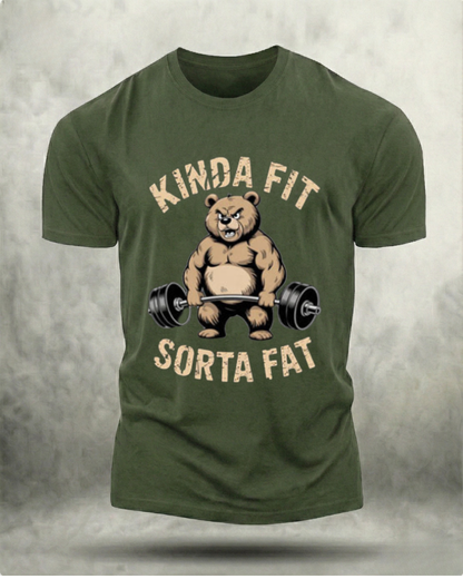 KINDA FIT SORTA FAT GYM SHIRT