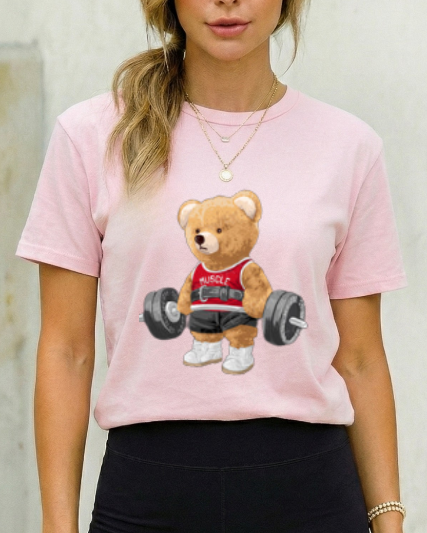EXERCISE BEAR GYM SHIRT