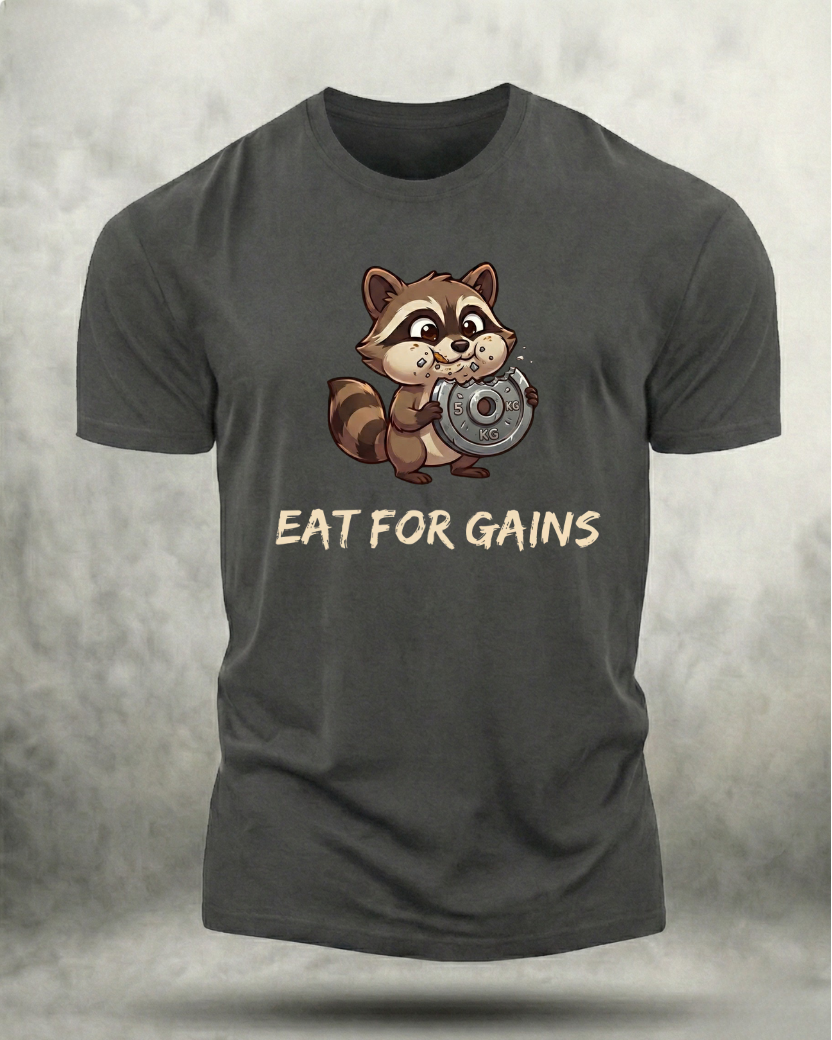 EAT FOR GAINS GYM SHIRT