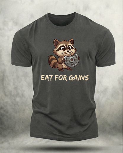 EAT FOR GAINS GYM SHIRT