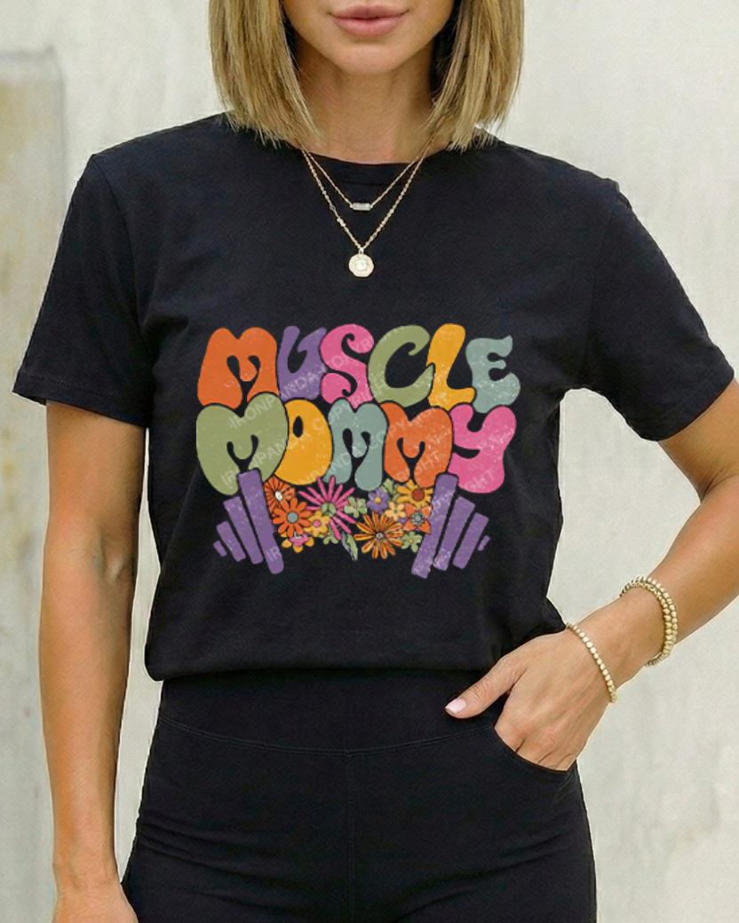 MUSCLE MOM GYM SHIRT
