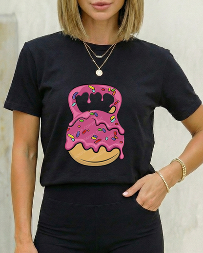 DELICIOUS DONUT KETTLEBELL GYM SHIRT