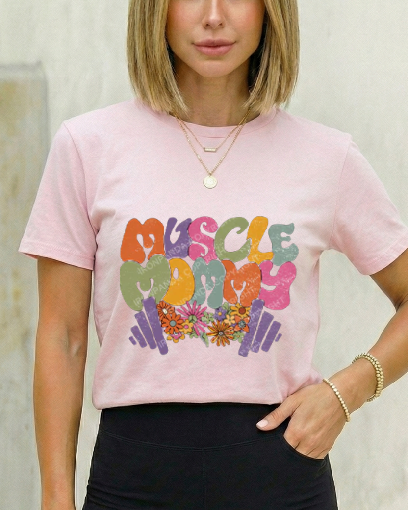 MUSCLE MOM GYM SHIRT