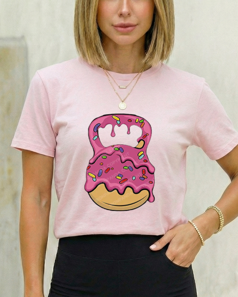 DELICIOUS DONUT KETTLEBELL GYM SHIRT