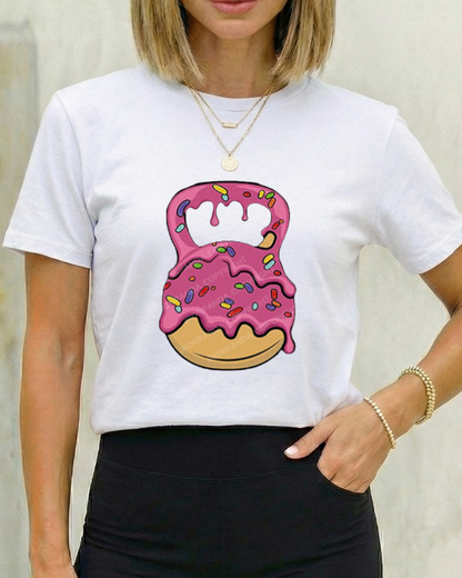 DELICIOUS DONUT KETTLEBELL GYM SHIRT