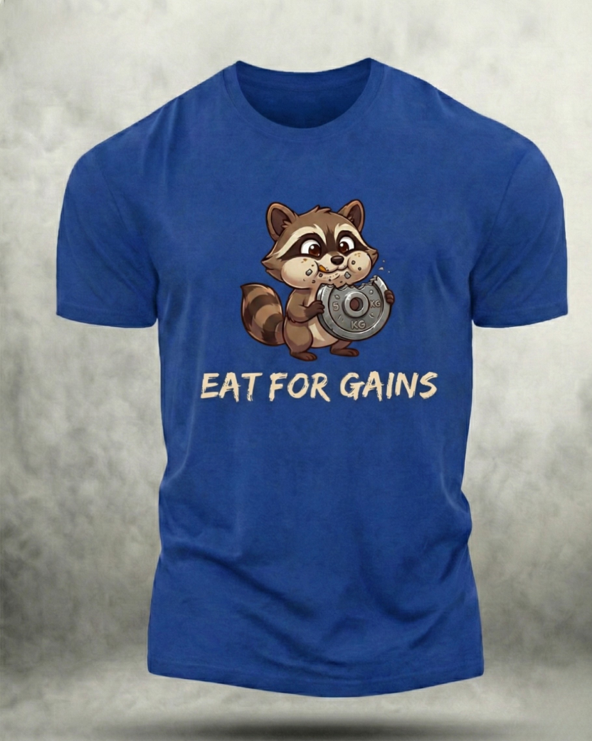 EAT FOR GAINS GYM SHIRT