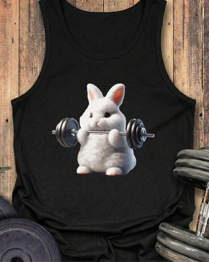 RABBIT WEIGHTLIFTING COTTON TANK