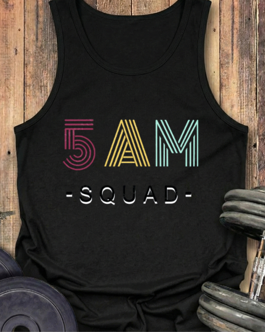 5 AM SQUAD COTTON TANK
