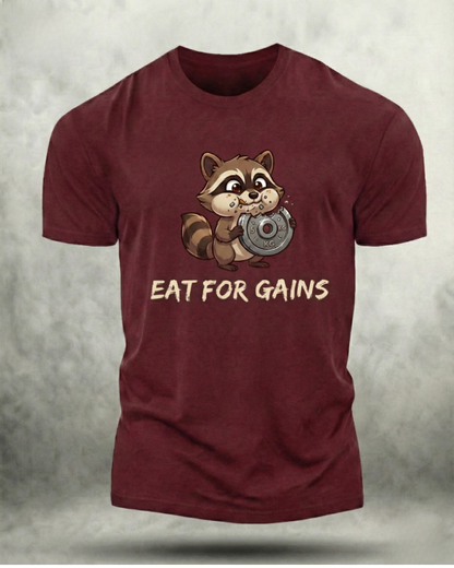 EAT FOR GAINS GYM SHIRT