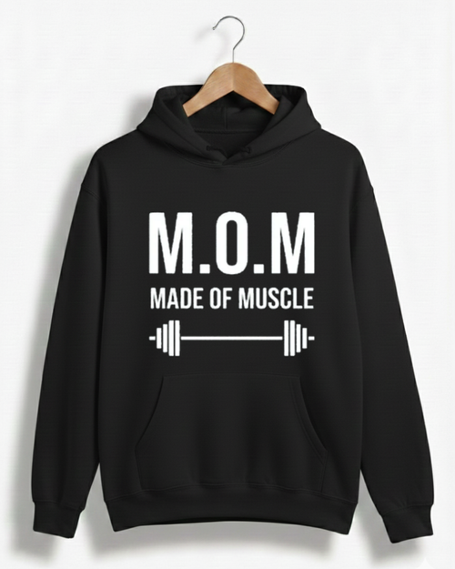 M.O.M MADE OF MUSCLE GYM HOODIE