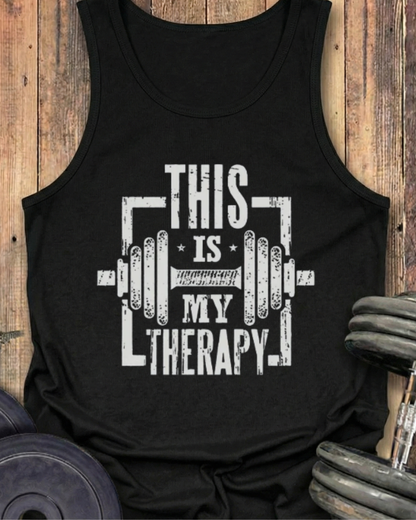 THIS IS MY THERAPY COTTON TANK