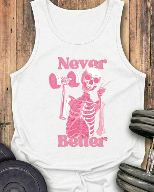 NEVER BETTER COTTON TANK