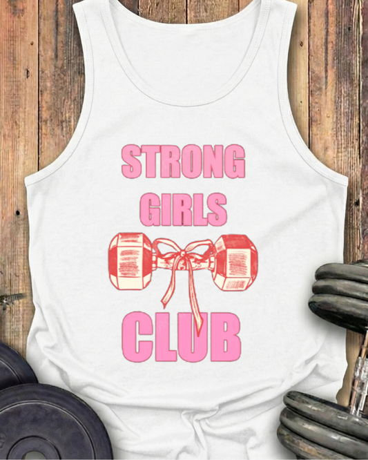 STRONG GIRLS COTTON TANK