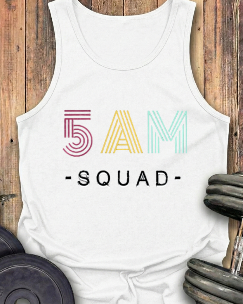 5 AM SQUAD COTTON TANK