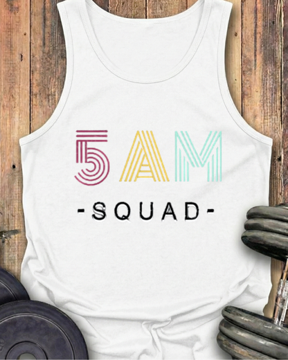 5 AM SQUAD COTTON TANK