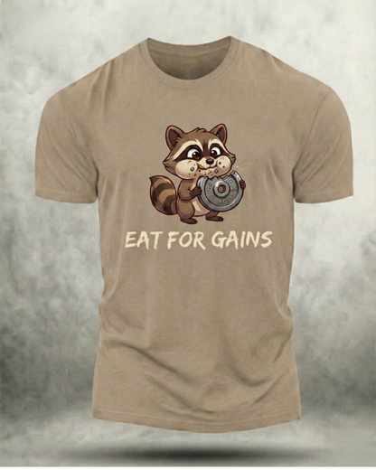 EAT FOR GAINS GYM SHIRT