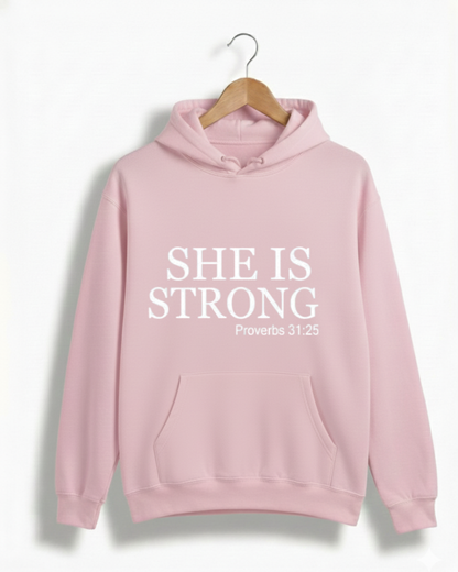 SHE IS STRONG GYM HOODIE