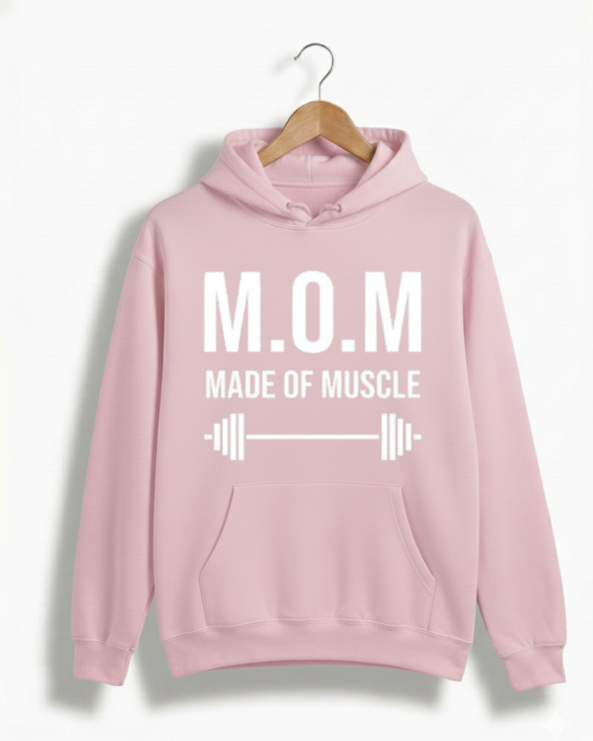 M.O.M MADE OF MUSCLE GYM HOODIE