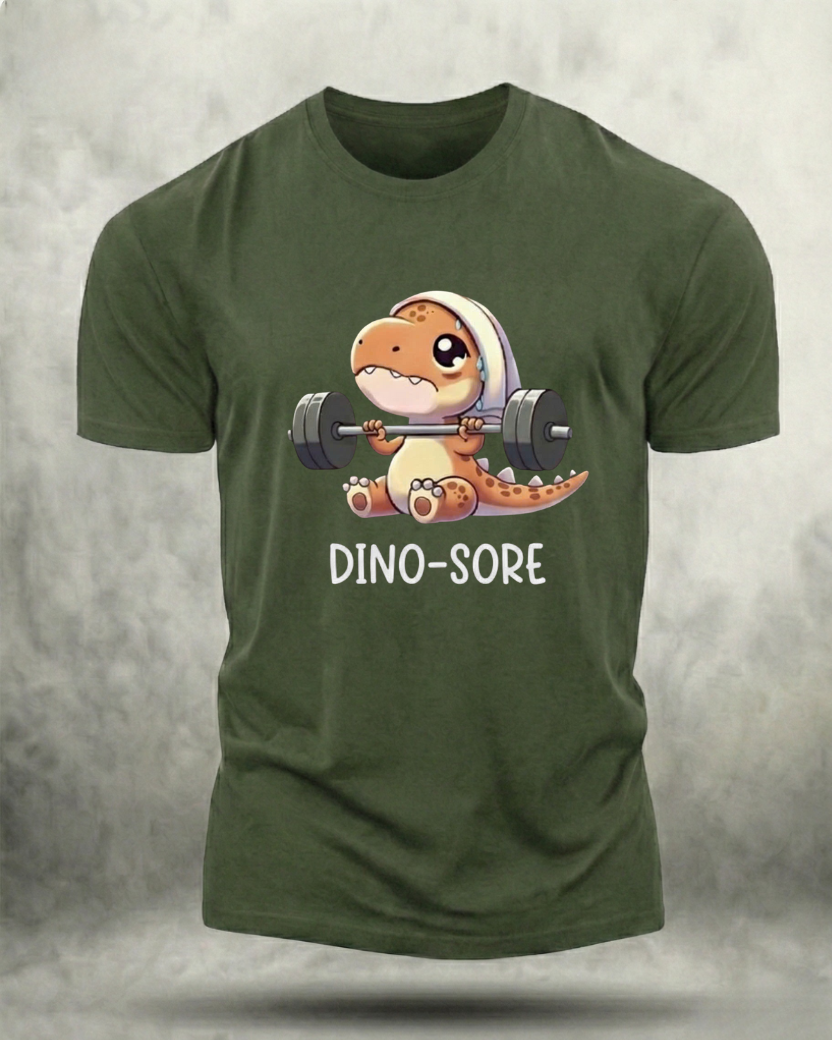 DINO SORE GYM SHIRT