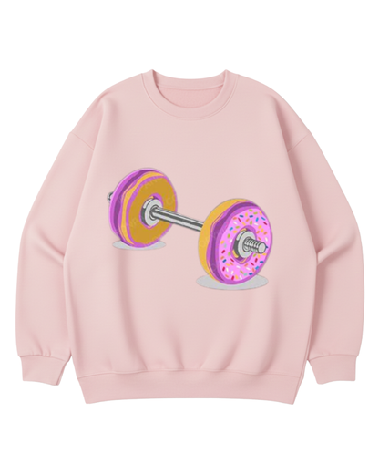 DONUT BARBELL CREWNECK SWEATSHIRT